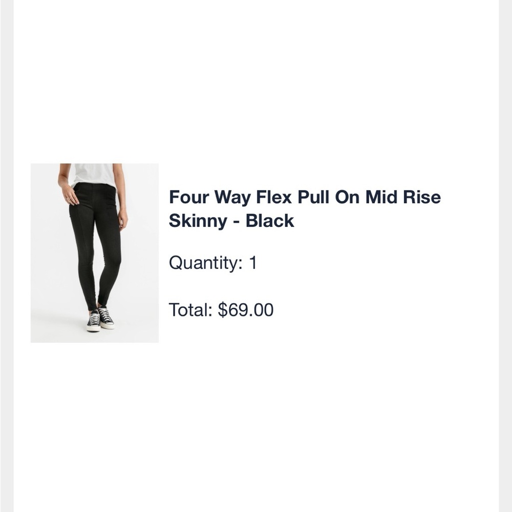 DUER - four way flex pull on mid rise skinny